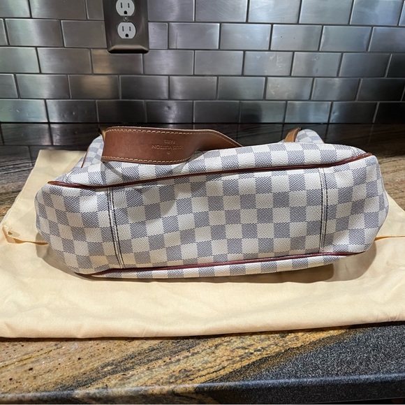 Louis Vuitton Soffi Damier Azur 2013 Tote Shoulder Bag Crossbody - Picture 16 of 16